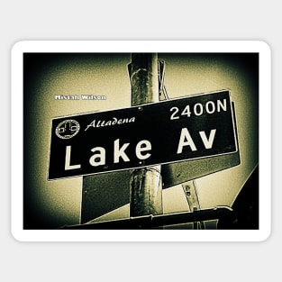 Lake Avenue, Altadena, CA by Mistah Wilson Sticker